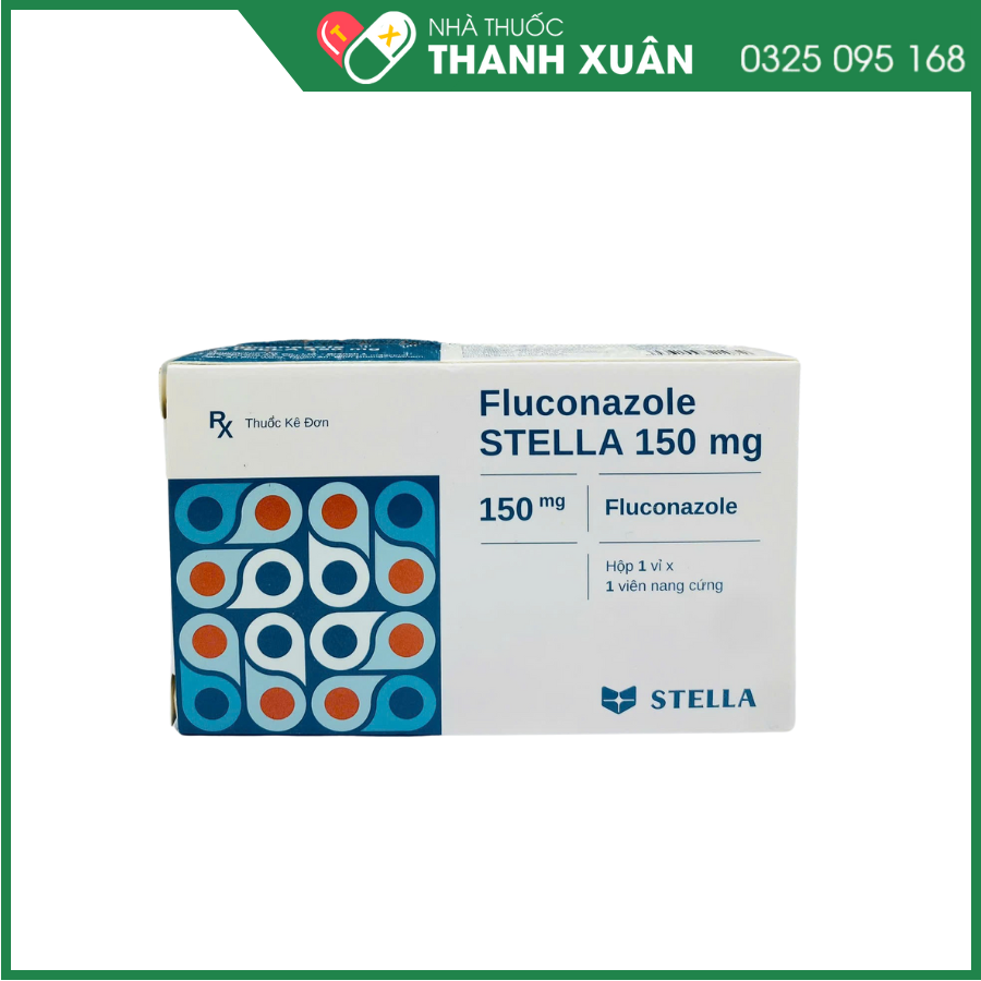 Fluconazole Stella 150 mg điều trị nấm, viêm màng não